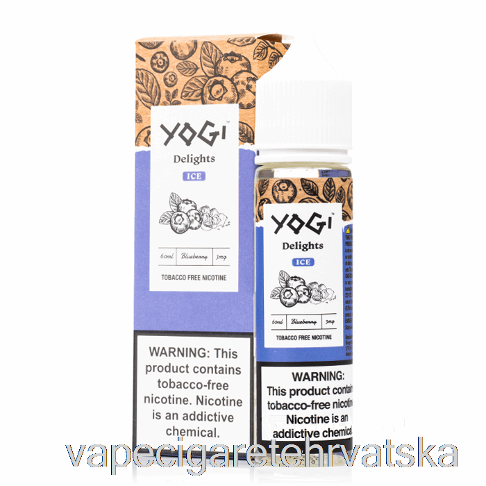 Vape Hrvatska Blueberry Ice - Yogi Delights - 60ml 6mg